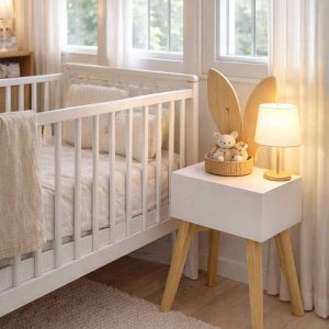 Buro mesa de noche  para niños blanco