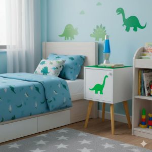 Buro Dinosaurio verde  puerta 30x30cm